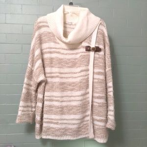 Calvin Klein cowl neck cream / beige sweater